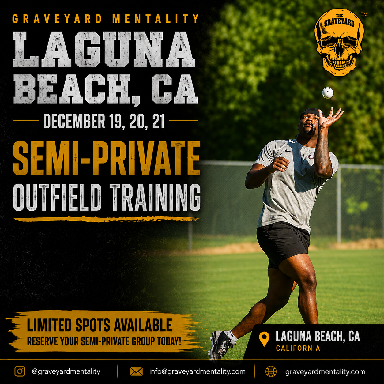 (SPECIAL) December 19, 20, 21 - Laguna Beach Semi-Private Training