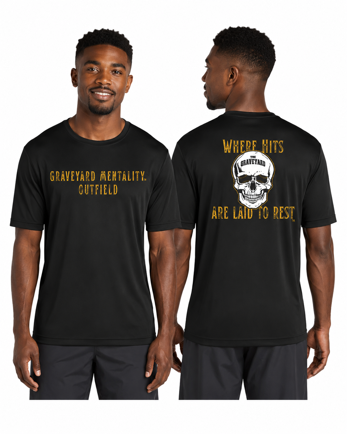 Graveyard Black/Gold Dri Fit T-shirt