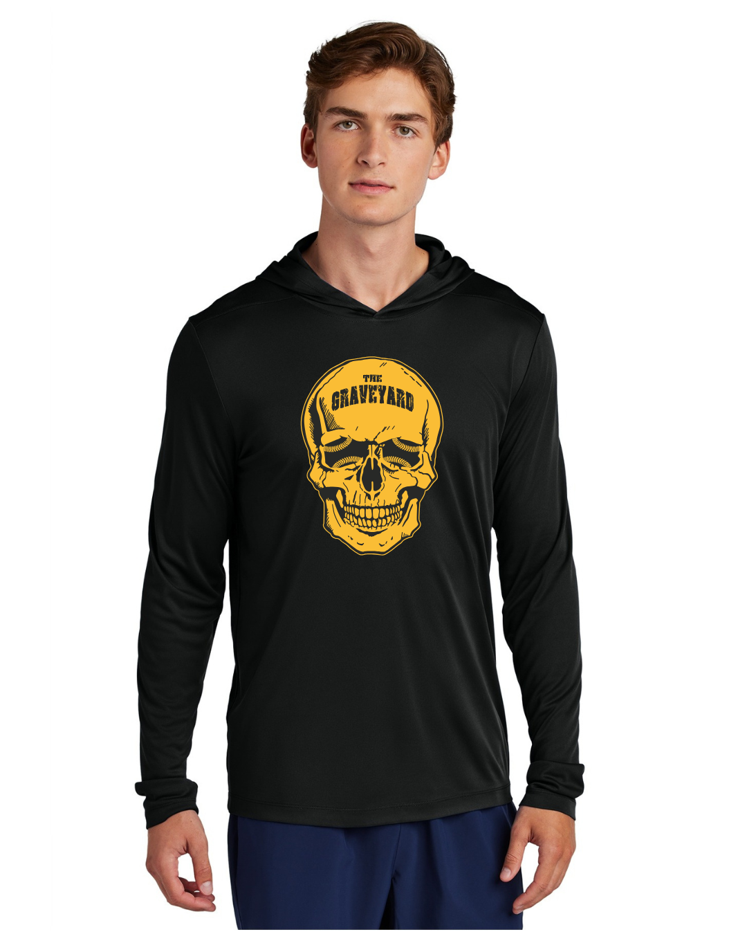 Graveyard Black/Gold Long Sleeve Dri Fit